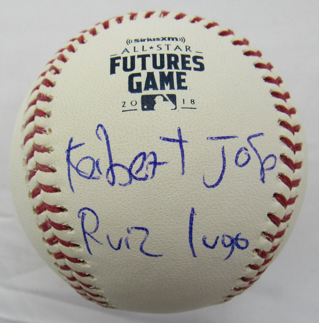Keibert Ruiz Signed Auto Baseball w/ Insc JSA WP711774 B157