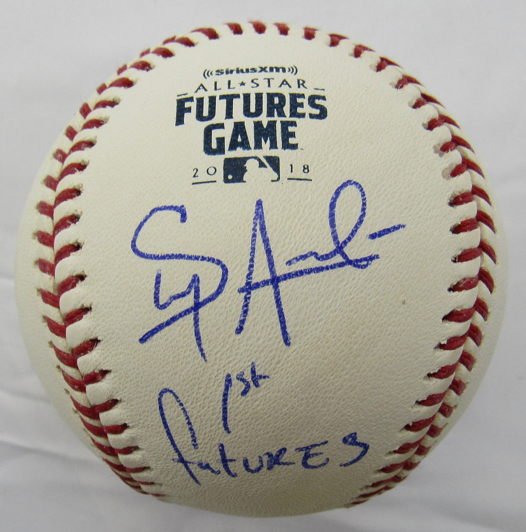 Shaun Anderson Signed Auto 2018 Futures Game Baseball w/ Insc JSA WP711744 B152