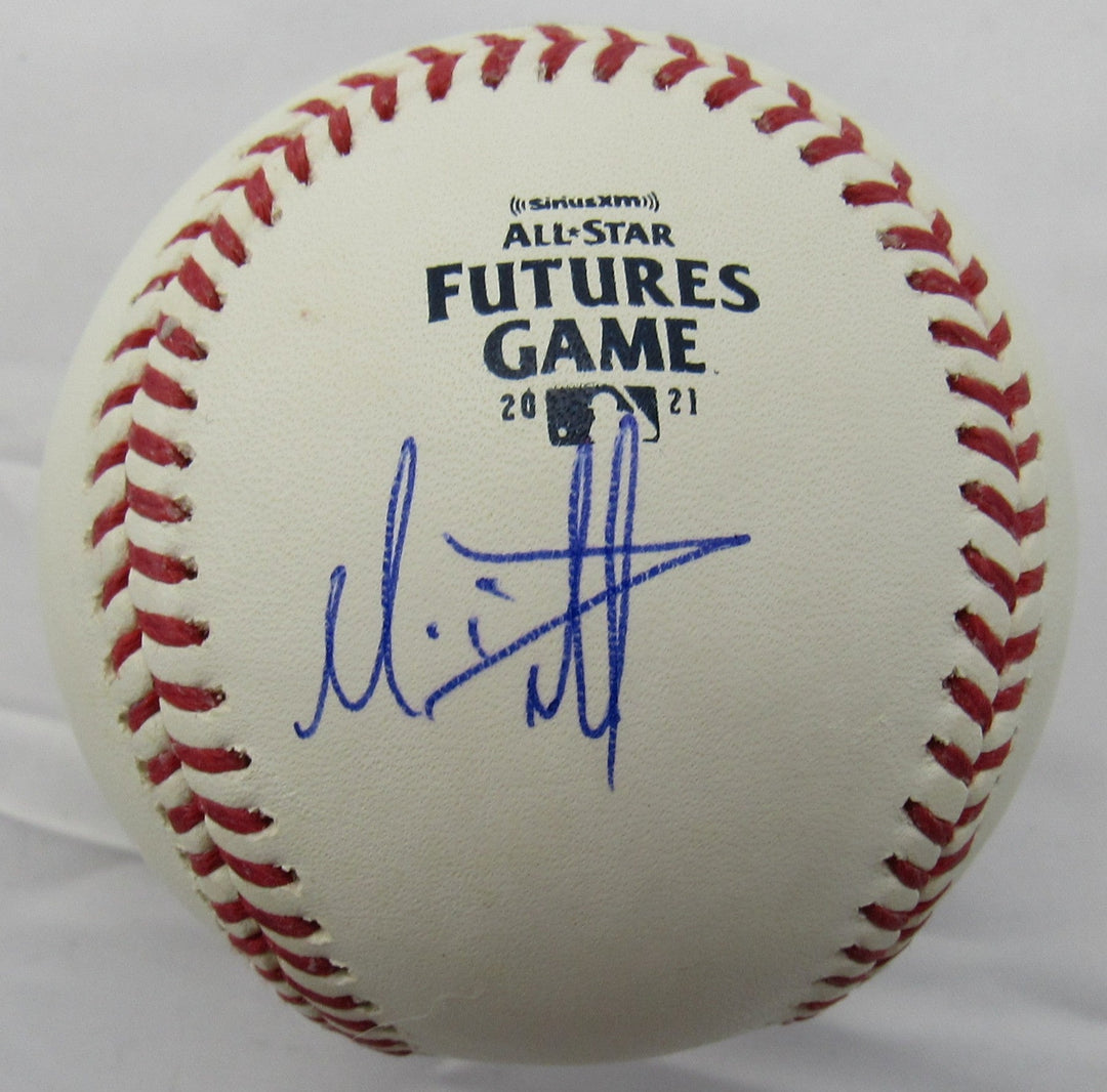 Marcos Diplan Signed Auto 2021 Futures Game Baseball B158