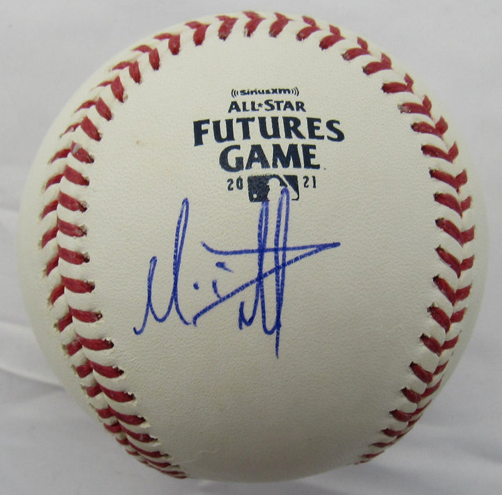 Marcos Diplan Signed Auto 2021 Futures Game Baseball B158