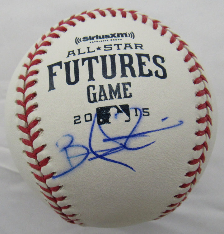 Bradley Zimmer Signed Auto 2015 Futures Game Baseball B158