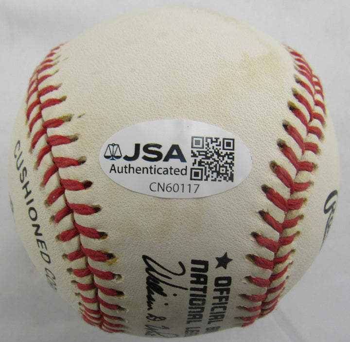 Ernie Banks Signed Auto Rawlings Baseball JSA CN60117