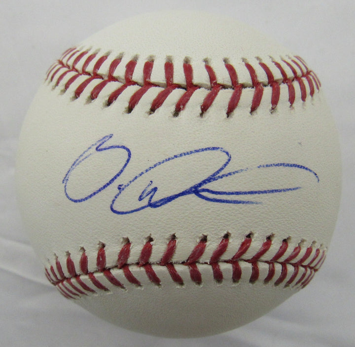 Yency Almonte Signed Auto Baseball B158