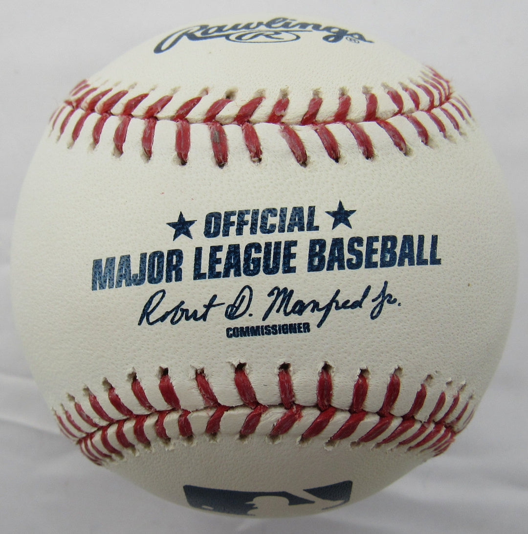 Yency Almonte Signed Auto Baseball B152