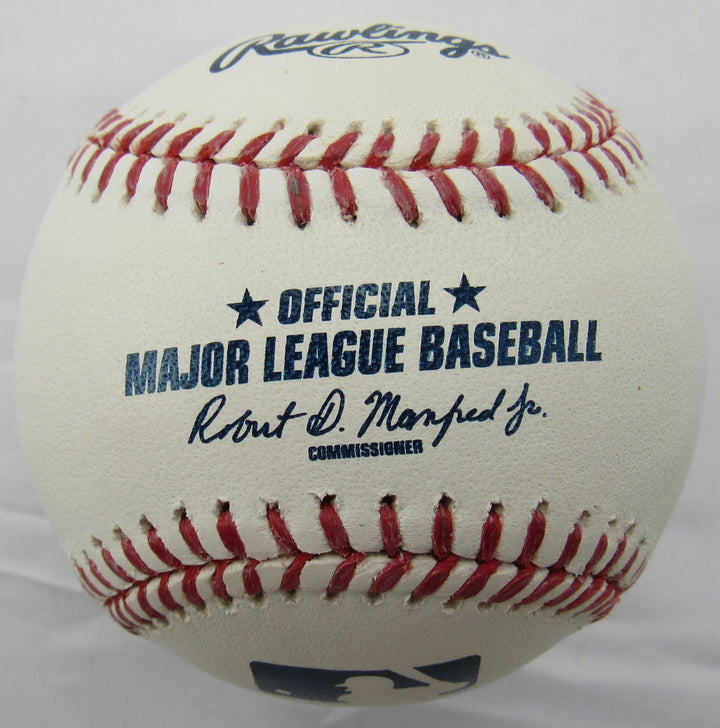 Yency Almonte Signed Auto Baseball B158