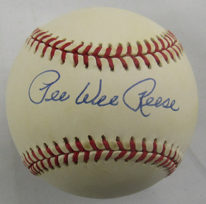 Pee Wee Reese Signed Auto Rawlings Baseball JSA CN60386