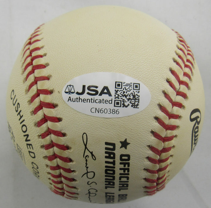 Pee Wee Reese Signed Auto Rawlings Baseball JSA CN60386
