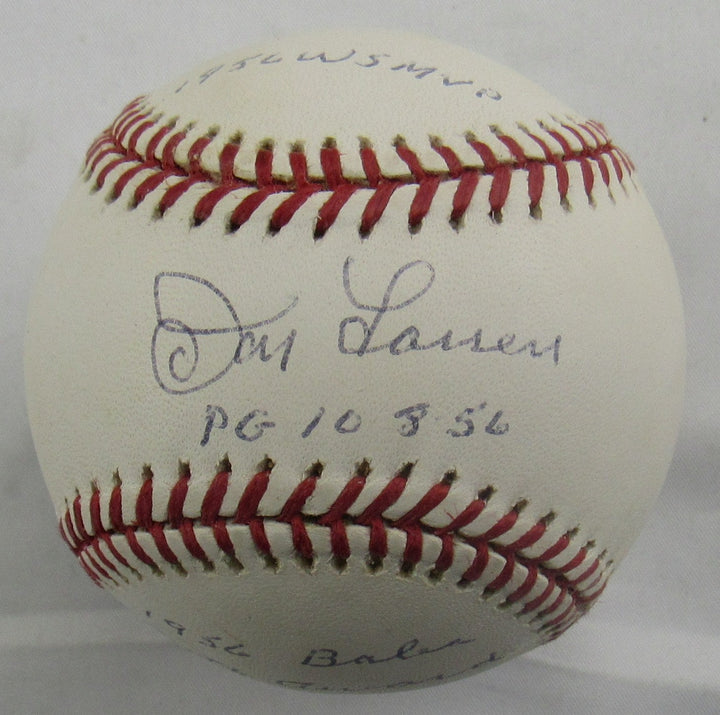 Don Larsen Signed Auto Rawlings Baseball JSA CN60112 - Multi Inscriptions