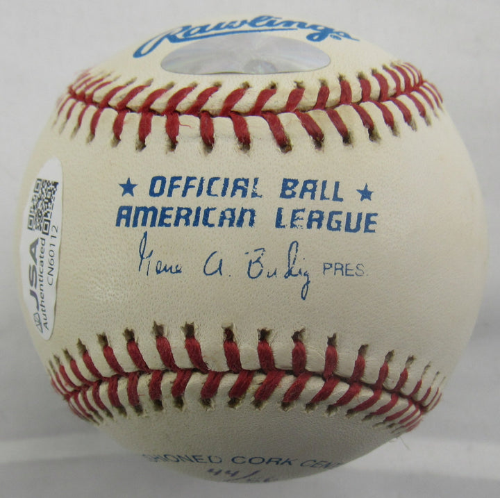 Don Larsen Signed Auto Rawlings Baseball JSA CN60112 - Multi Inscriptions