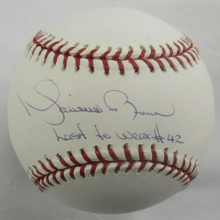 Mariano Rivera Signed Auto Rawlings Baseball JSA CN60111 - Last to Wear #42 Insc