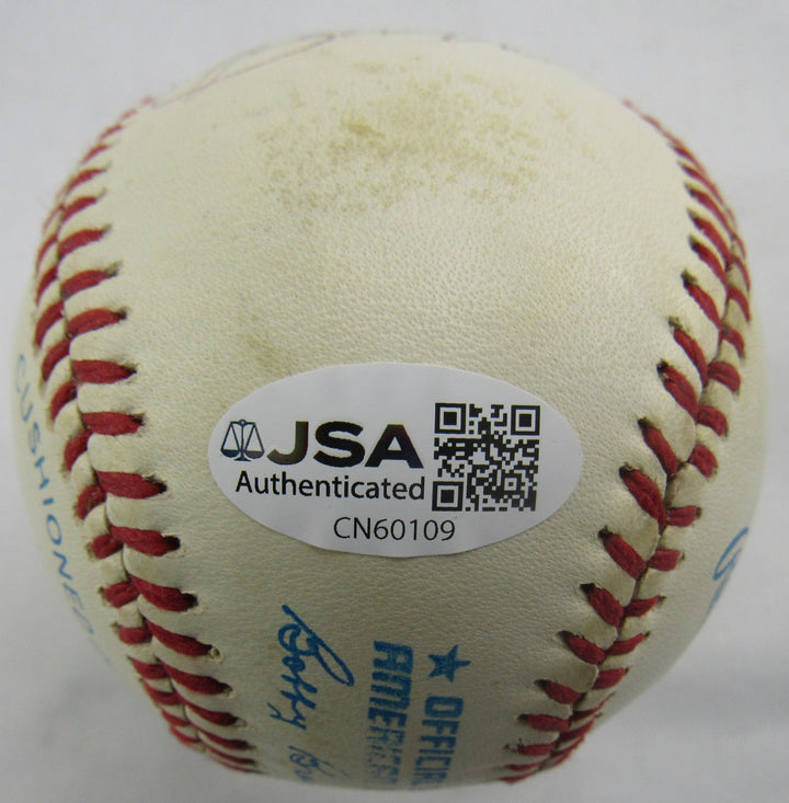 Mark McGwire Steve Howe Multi Signed Auto Rawlings Baseball JSA CN60109