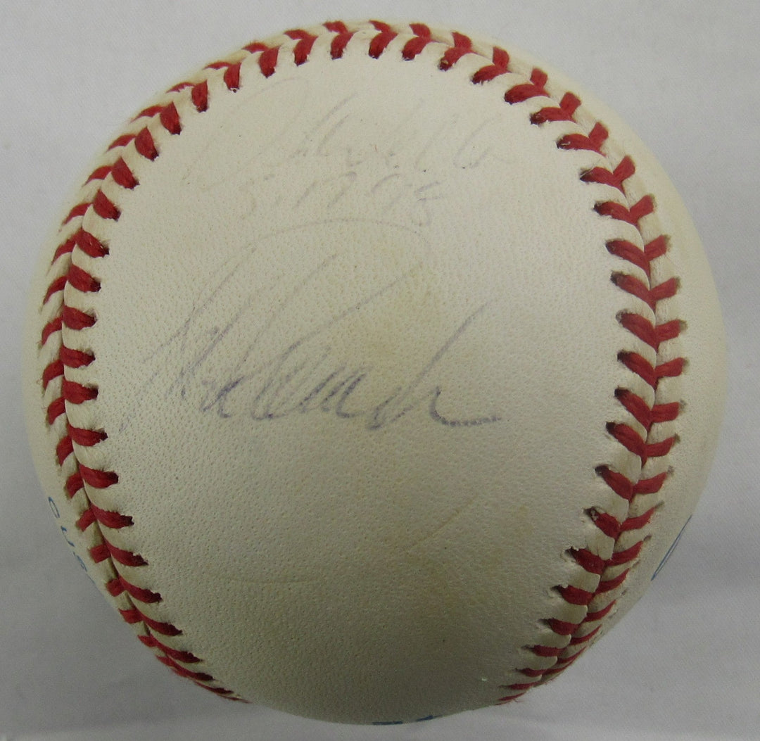 Don Larsen Yogi Berra w/4 Others - PG Yankees Ball - Multi Signed Auto Rawlings Baseball JSA CN60108