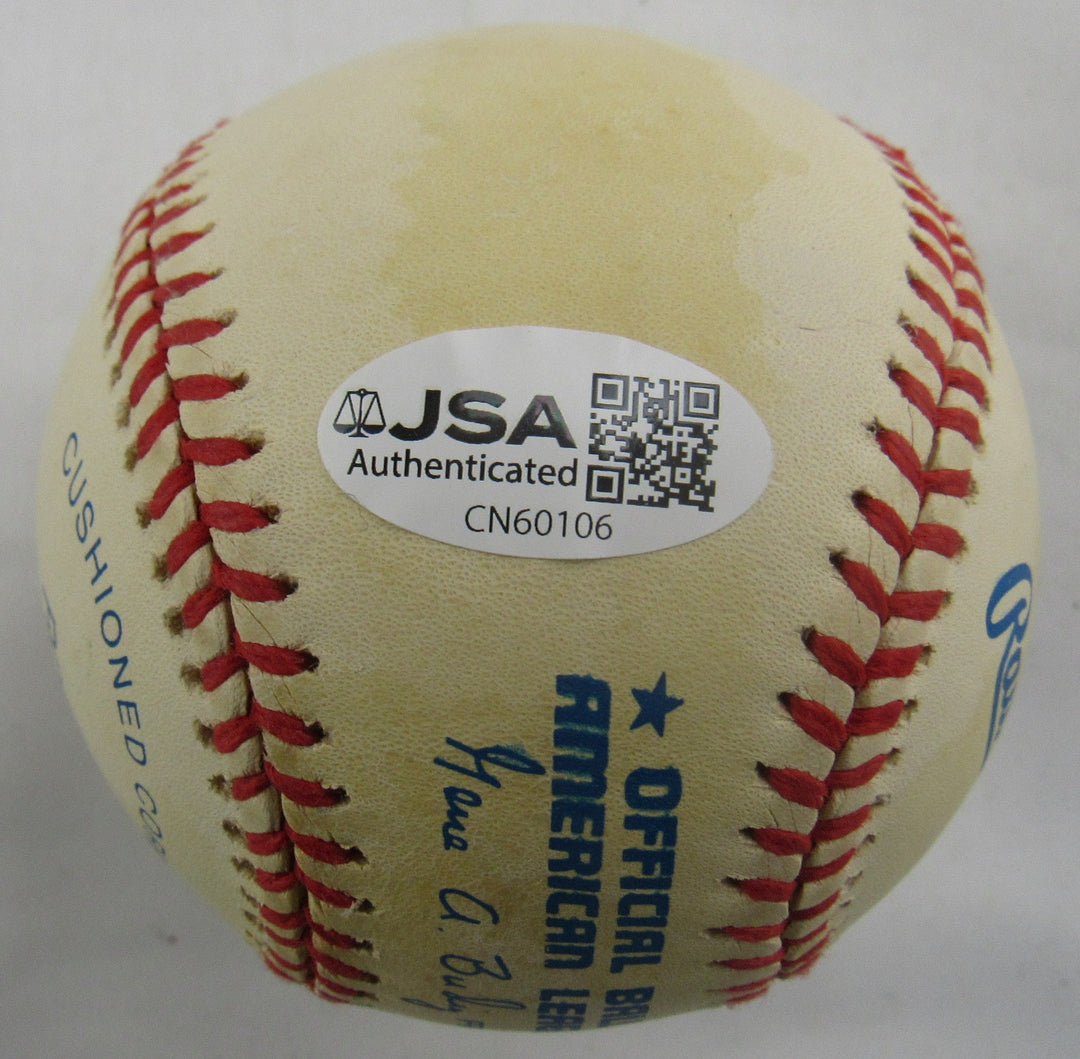 Don Larsen Signed Auto Rawlings Baseball JSA CN60106