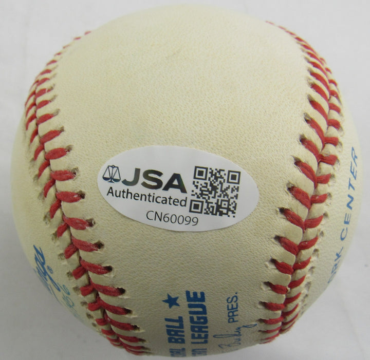 Don Larsen and David Wells +1 Multi Signed Auto Rawlings Baseball JSA CN60099