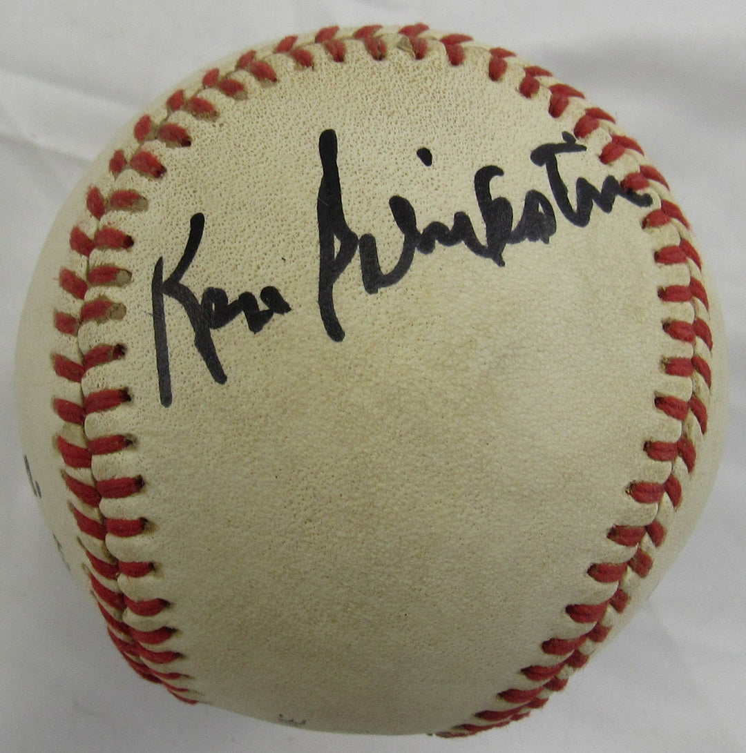 Buddy Bell + 1 Signed Auto Rawlings Baseball B162