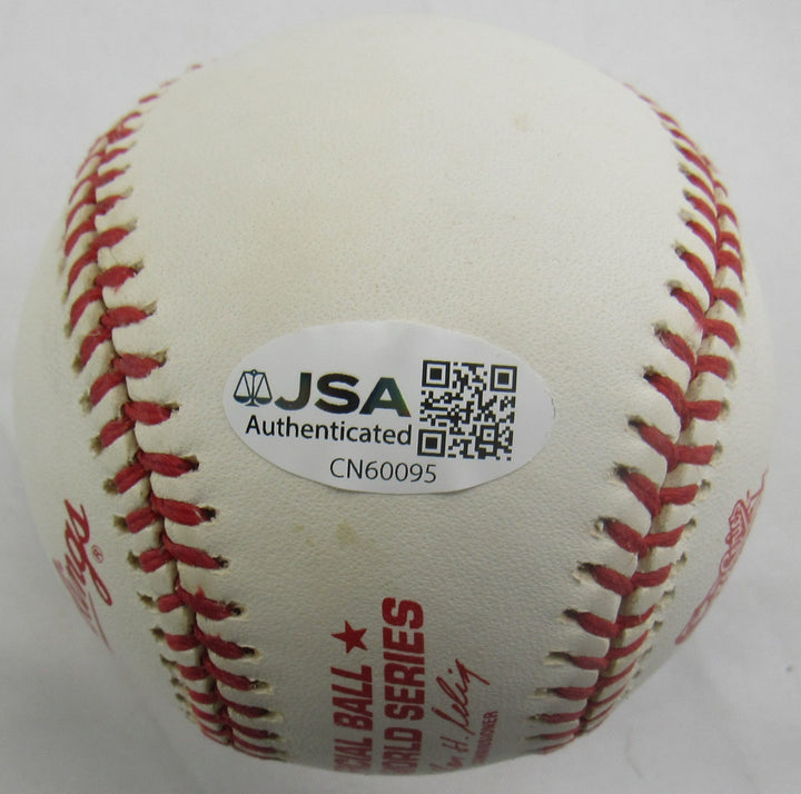 David Wells Signed Auto 1998 World Series Rawlings Baseball JSA CN60095