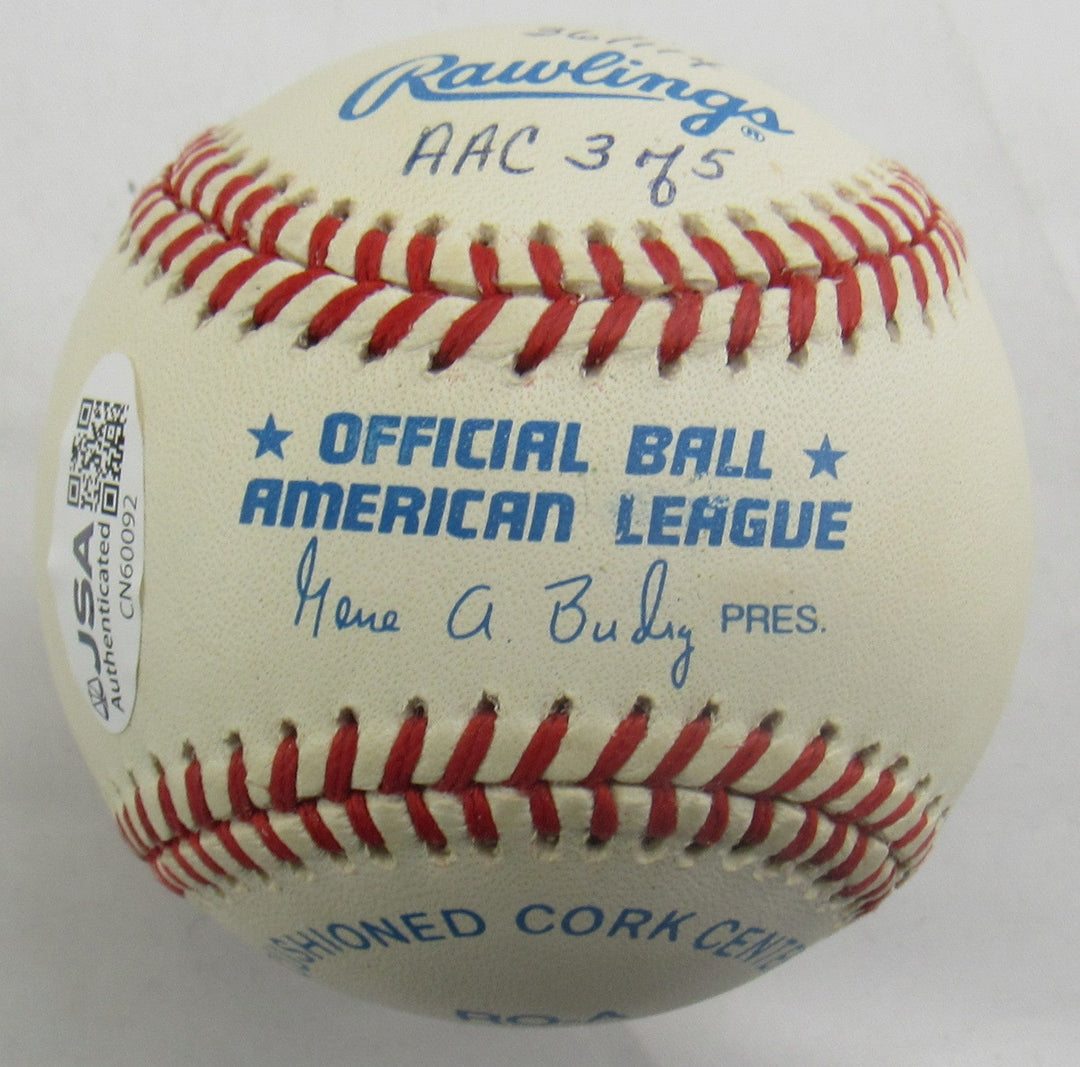 David Wells Signed Auto Rawlings Baseball JSA CN60092 - PG Game Inscription