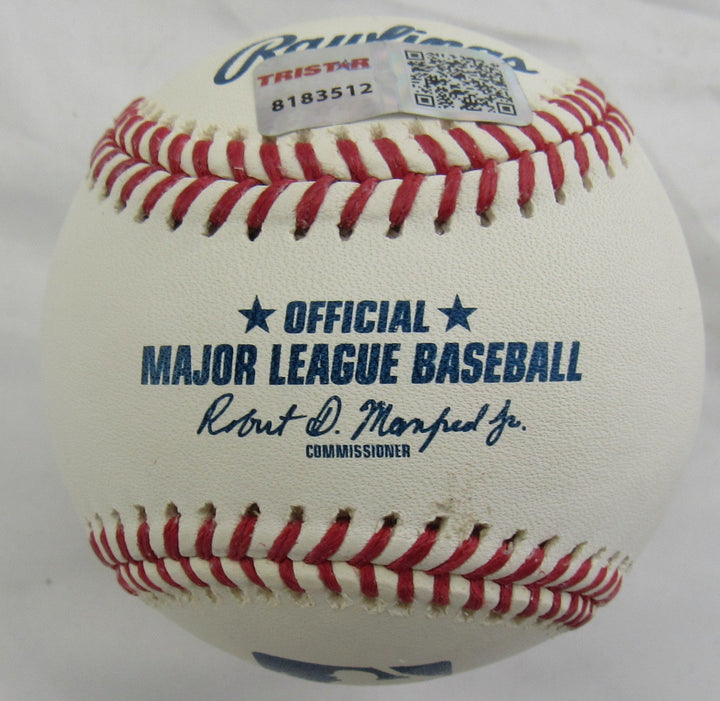 Luis Garcia Signed Auto Rawlings Baseball Tristar Holo