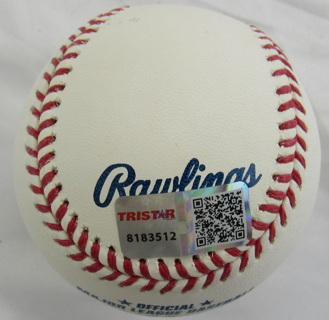 Luis Garcia Signed Auto Rawlings Baseball Tristar Holo