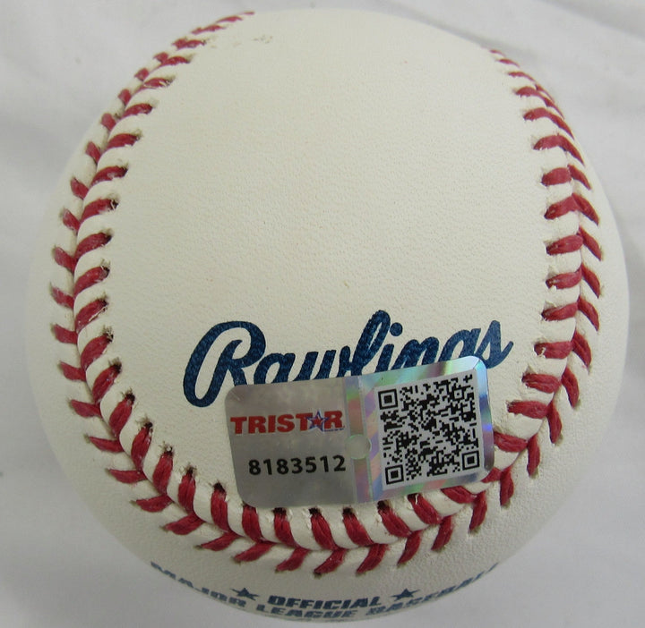 Luis Garcia Signed Auto Rawlings Baseball Tristar Holo
