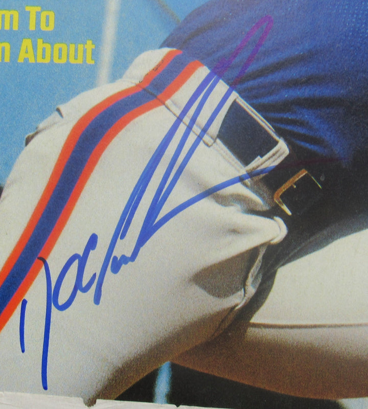 Dwight Gooden Signed Sports Illustrated Magazine Beckett Witnessed
