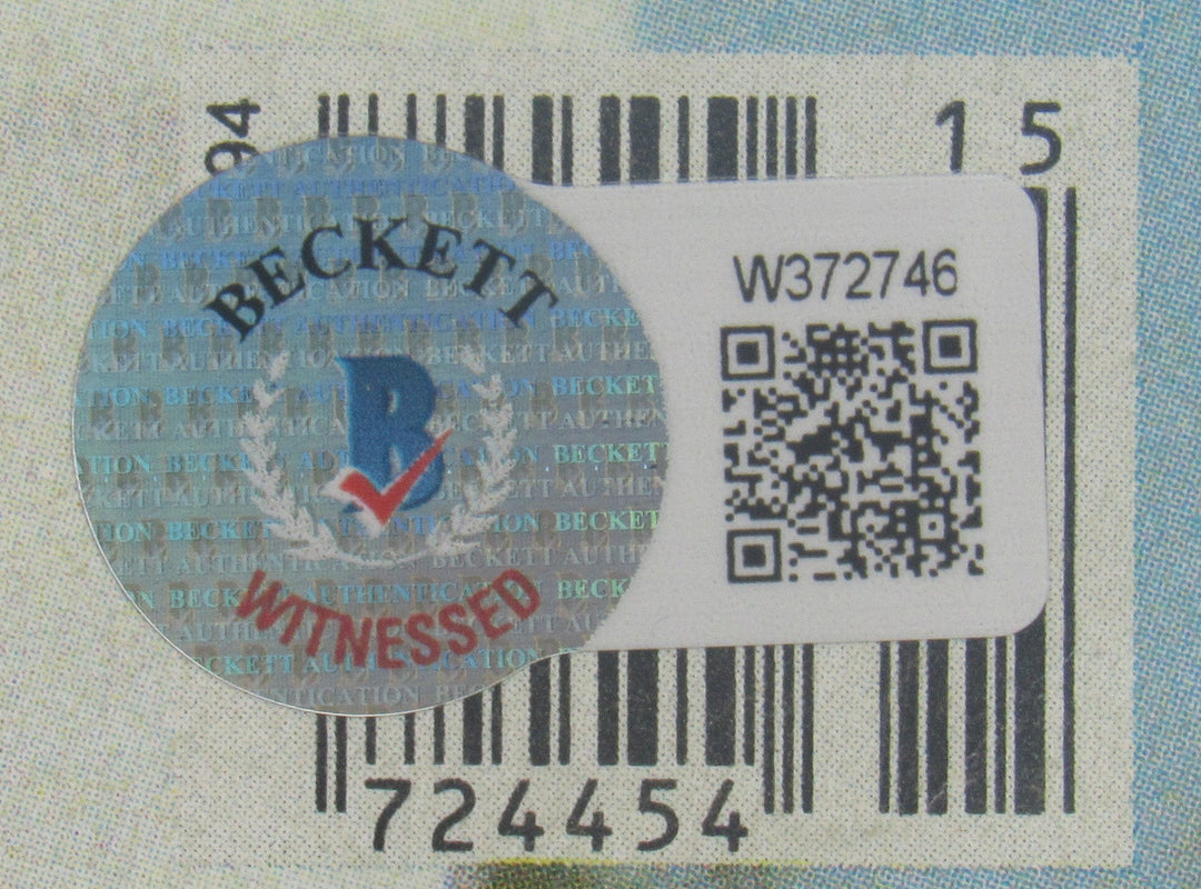 Dwight Gooden Signed Sports Illustrated Magazine Beckett Witnessed