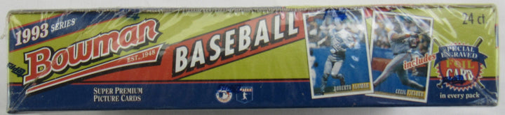 1993 Bowman Sealed 24ct Baseball Wax Box