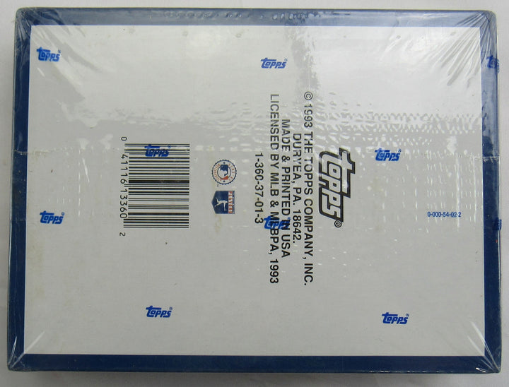 1993 Bowman Sealed 24ct Baseball Wax Box