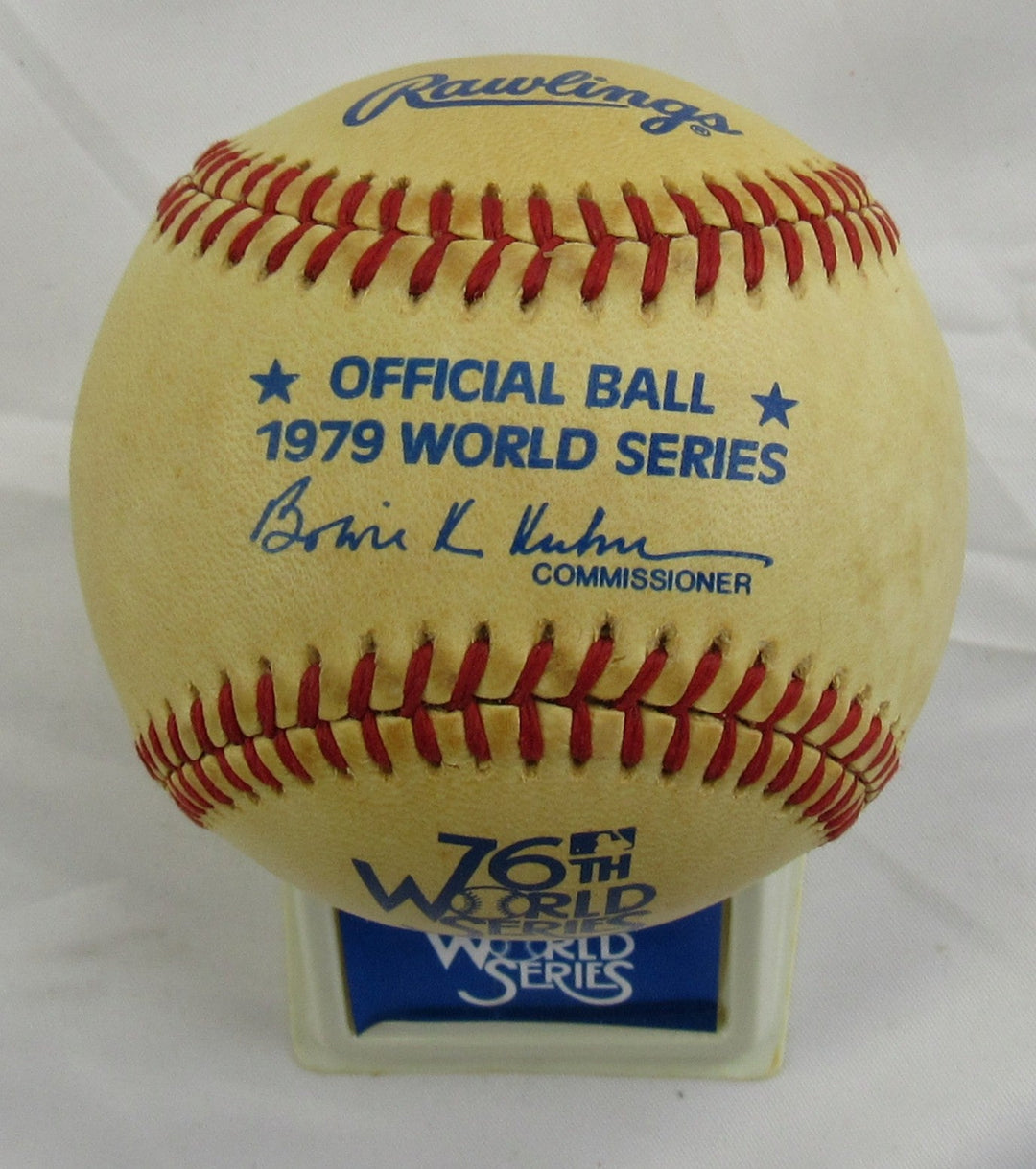 1979 Rawlings World Series Baseball Unused w/ Stand and Box