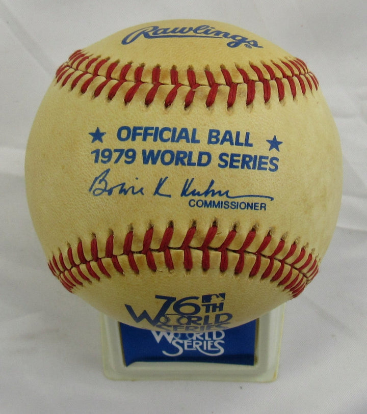1979 Rawlings World Series Baseball Unused w/ Stand and Box