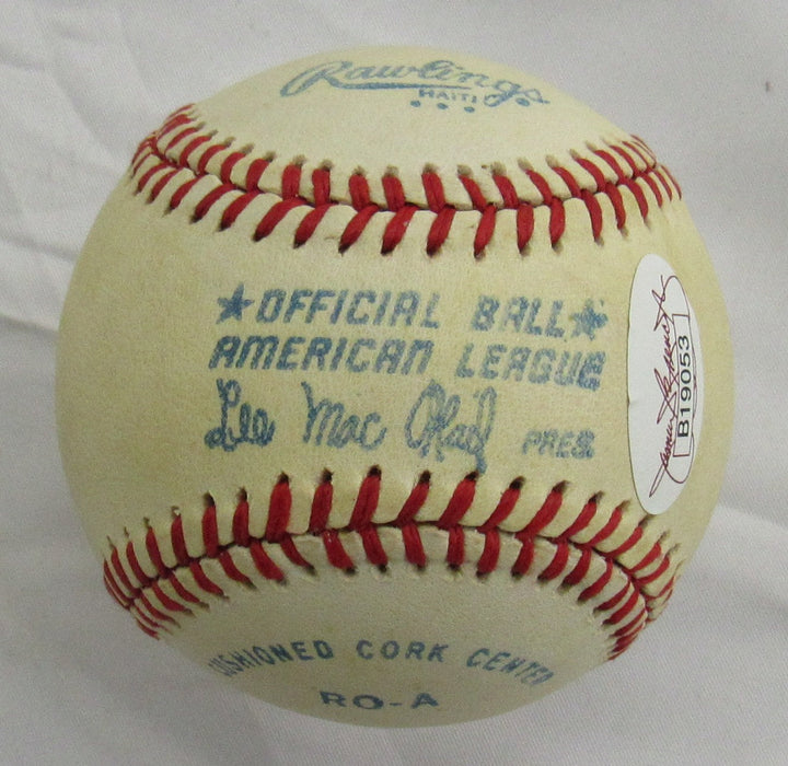 Tom Henrich Signed Rawlings Baseball JSA B19053