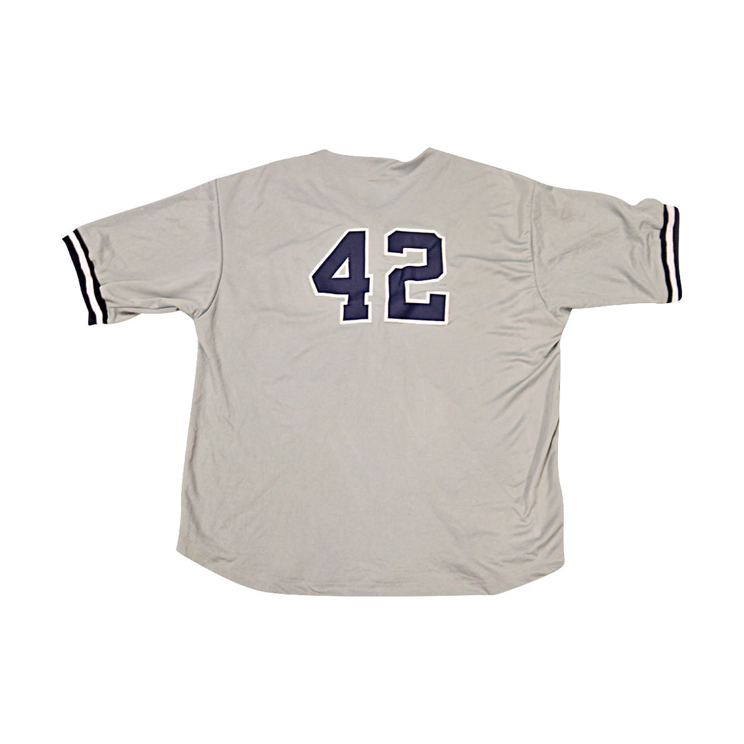 Mariano Rivera New York Yankees Custom Grey Road Jersey - Size L