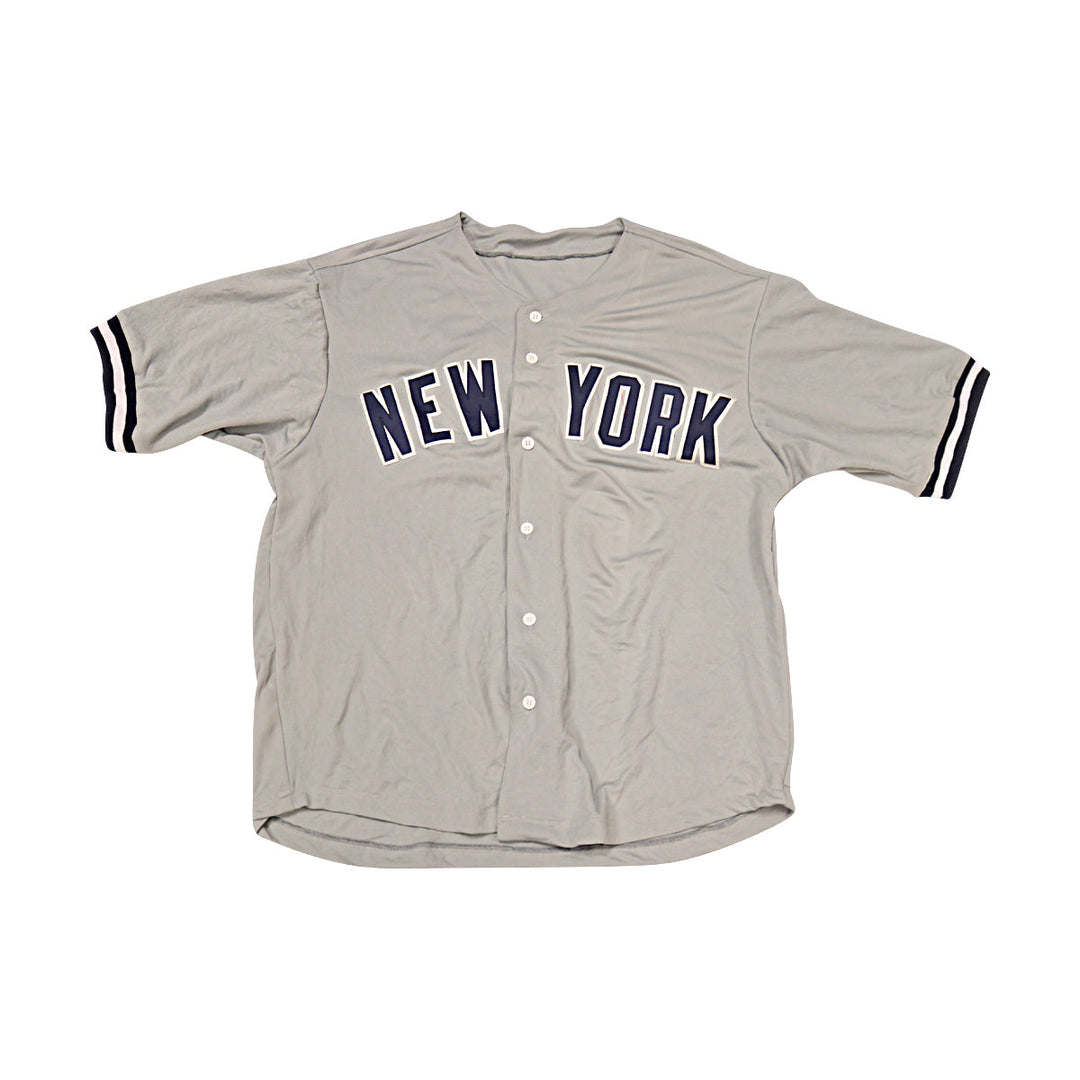 Mariano Rivera New York Yankees Custom Grey Road Jersey - Size L