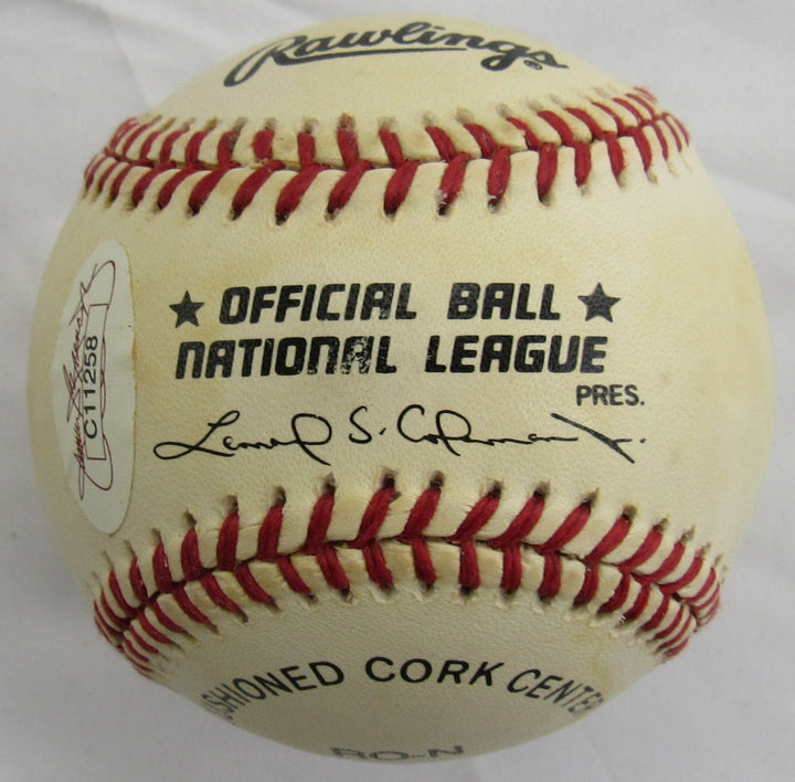 Clem Labine Signed Rawlings Baseball JSA C11258