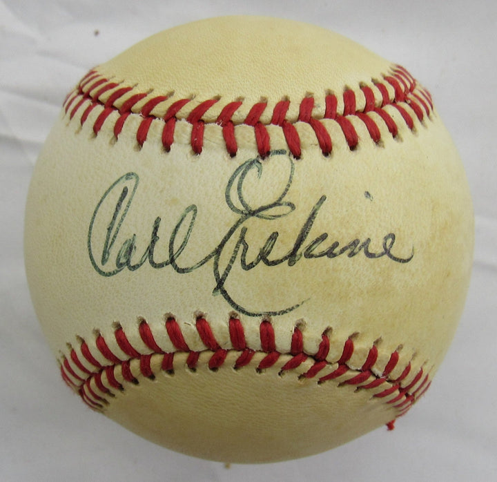 Carl Erskine Signed Rawlings Baseball JSA A25037