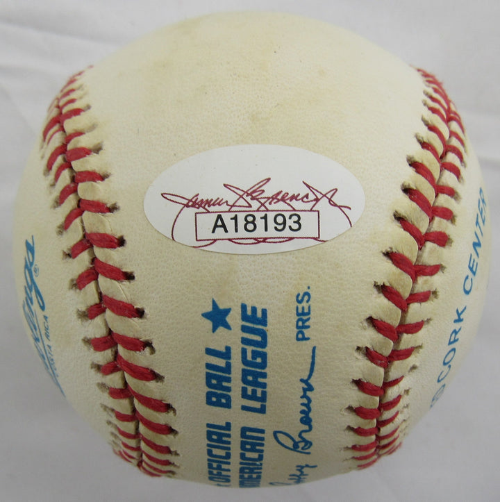 Al Barlick Signed Rawlings Baseball JSA A18193
