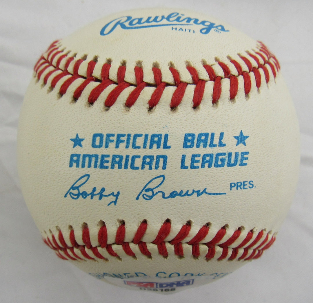 Jim Catfish Hunter Signed Rawlings Baseball PSA D36168