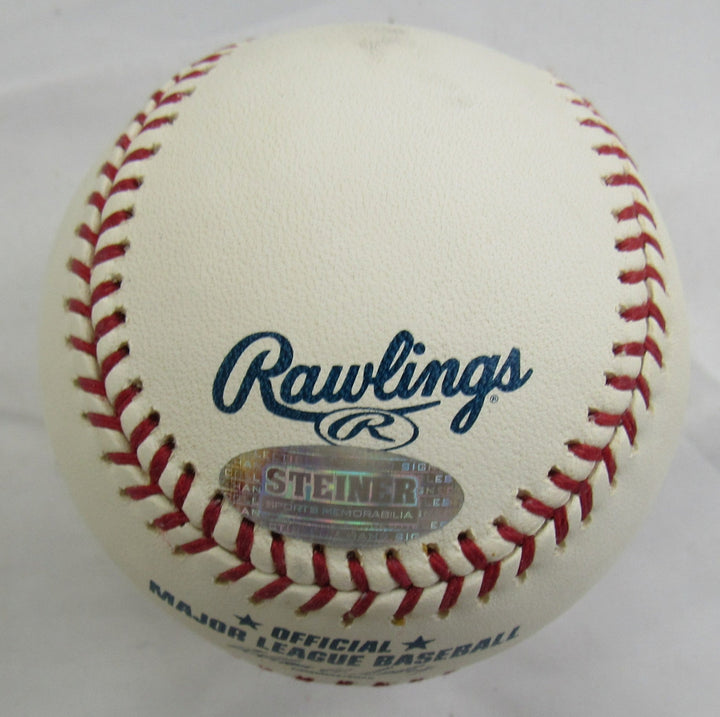 Monte Irvin Signed Rawlings Baseball Steiner Hologram