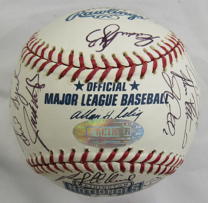 2005 Washington National Team Signed Rawlings Baseball Steiner Hologram - Frank Robinson