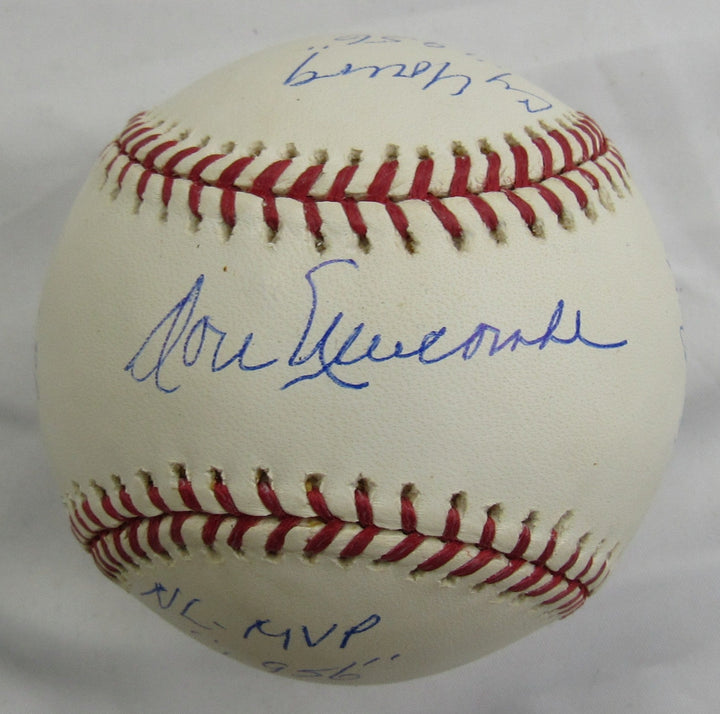 Don Newcombe Signed Auto "Stat" Rawlings Baseball w/ Insc Steiner Hologram