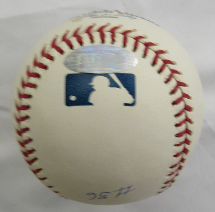 Don Newcombe Signed Auto "Stat" Rawlings Baseball w/ Insc Steiner Hologram