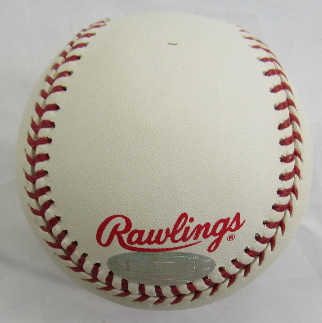 John Wetteland Signed Auto Rawlings 1996 World Series Baseball w/ Insc Steiner Hologram