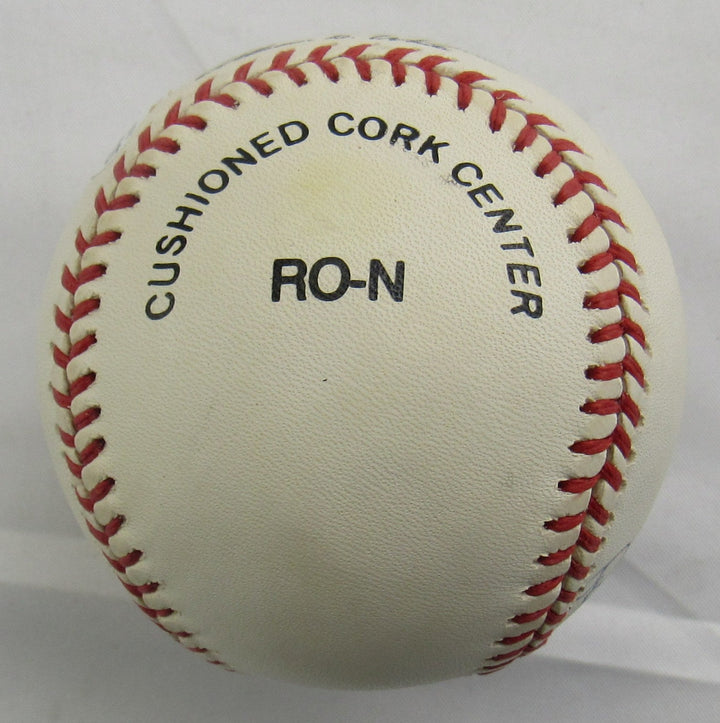 Ron Gant +1 Signed Auto Rawlings Baseball JSA CM07281
