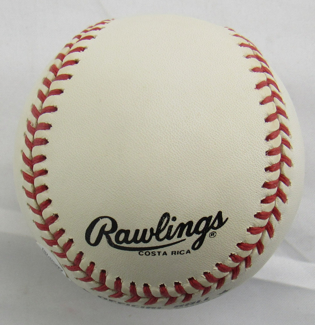 Ron Gant +1 Signed Auto Rawlings Baseball JSA CM07281
