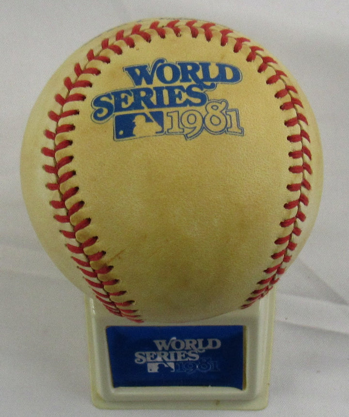 1981 Rawlings World Series Baseball Unused w/ Stand and Box
