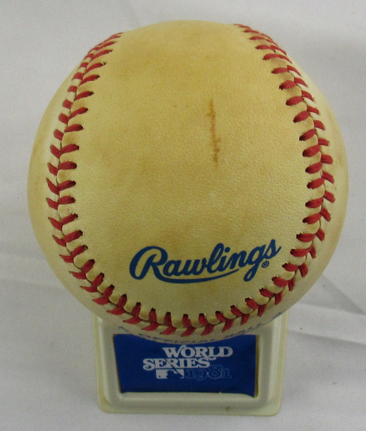 1981 Rawlings World Series Baseball Unused w/ Stand and Box