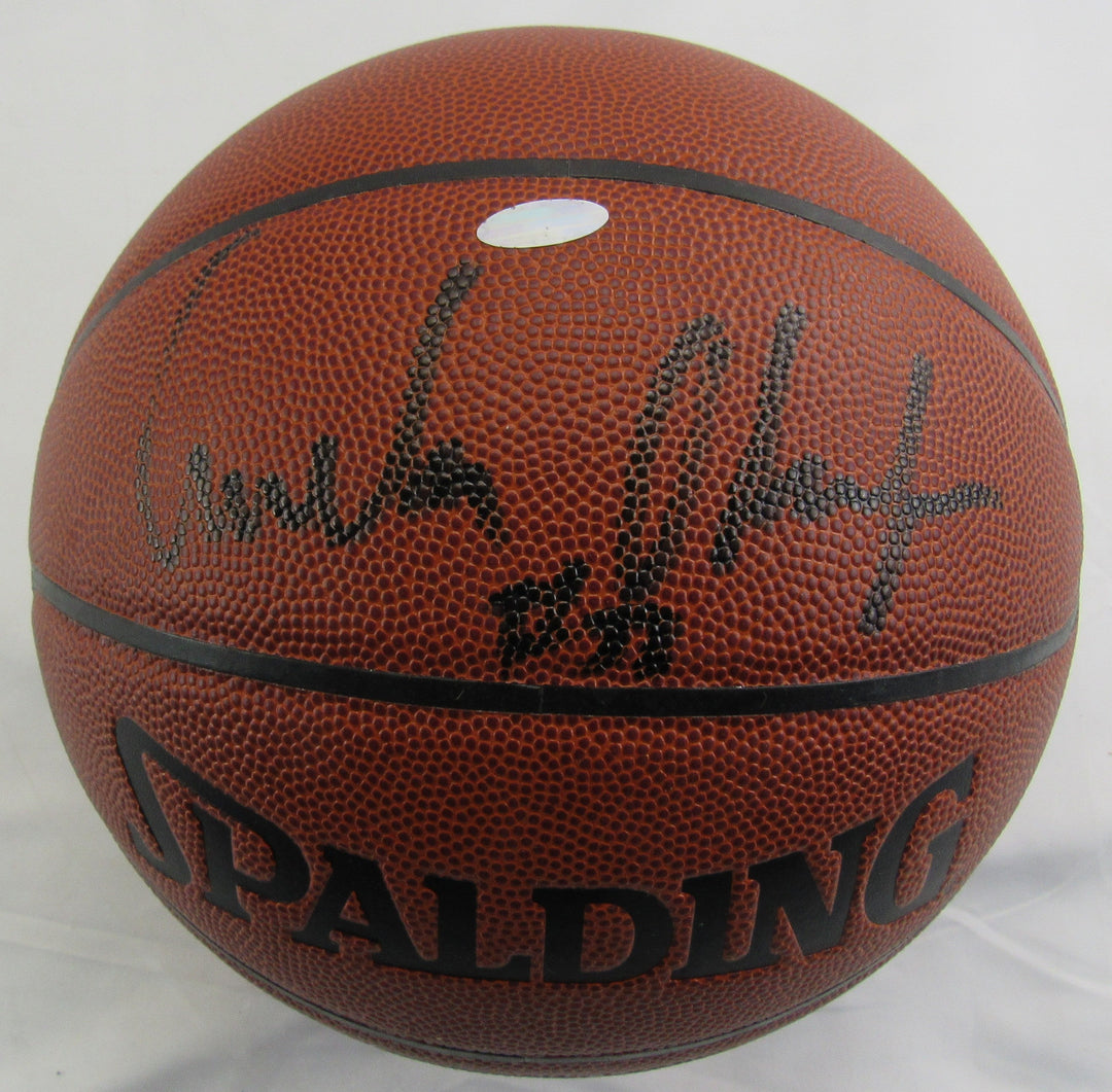 Emeka Okafor Signed Spalding Basketball Steiner COA