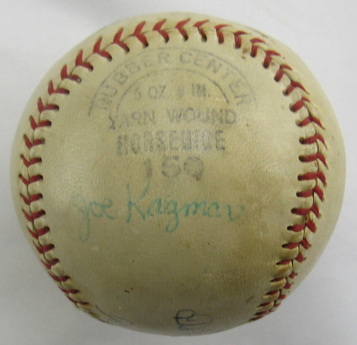 Tris Speaker Dizzy Dean Ford Frick +2 Signed Auto Baseball JSA LOA Y96327