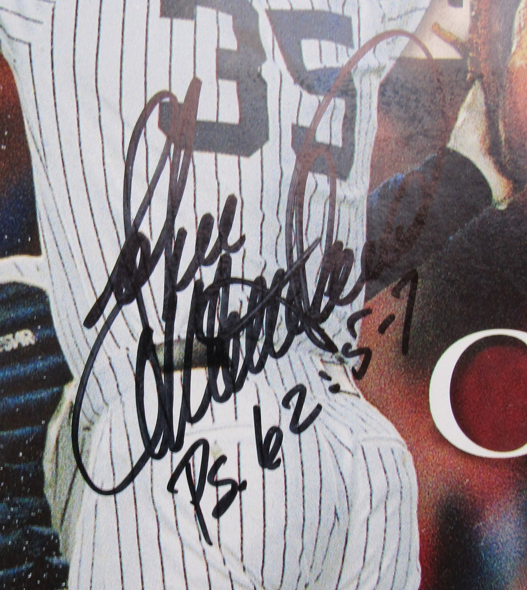 Joe Girardi John Wetteland Signed Auto Sports Illustrated Magazine JSA CF42636