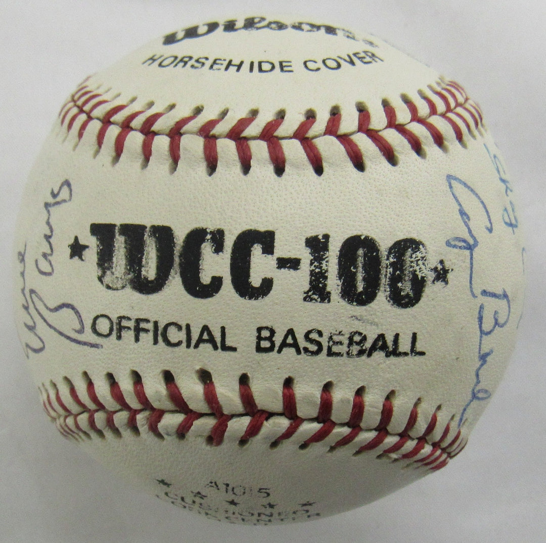 Circa 1980's Old-Timers Reunion George Bush 41 , Juan Marichal Enos Slaughter +15 Signed Auto Baseball JSA LOA B18955